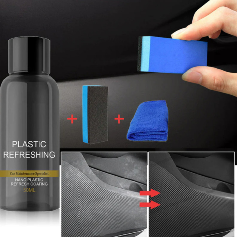 Gel Restaurador Para Plásticos de Auto – Acabado Como Nuevo