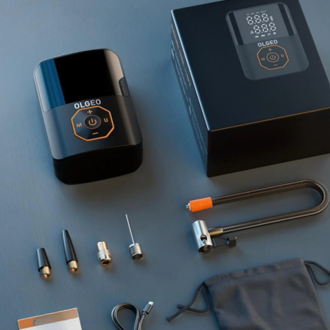 Mini Bærbar Bilkompressor – Effekt 18000mAh