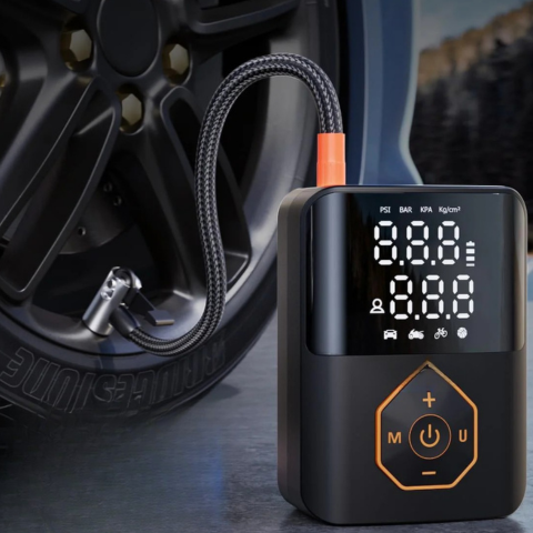 Mini Bærbar Bilkompressor – Effekt 18000mAh