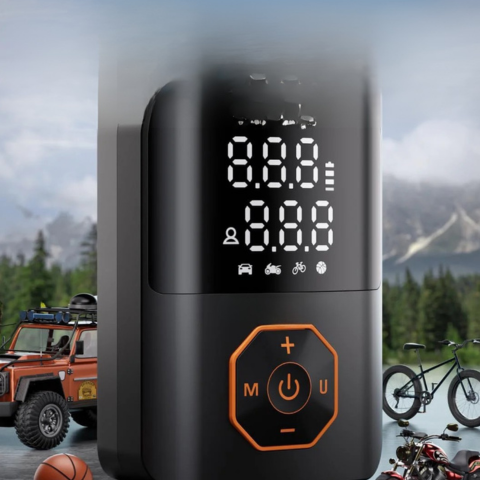 Mini Bærbar Bilkompressor – Effekt 18000mAh