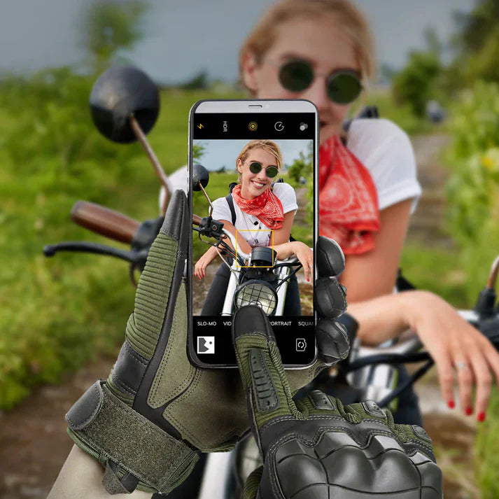 Gants Moto Tactiques Renforcés – Protection Et Grip Extrême