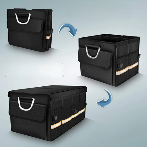 Bilbagasjeorganisator — Sammenleggbar og multifunksjonell