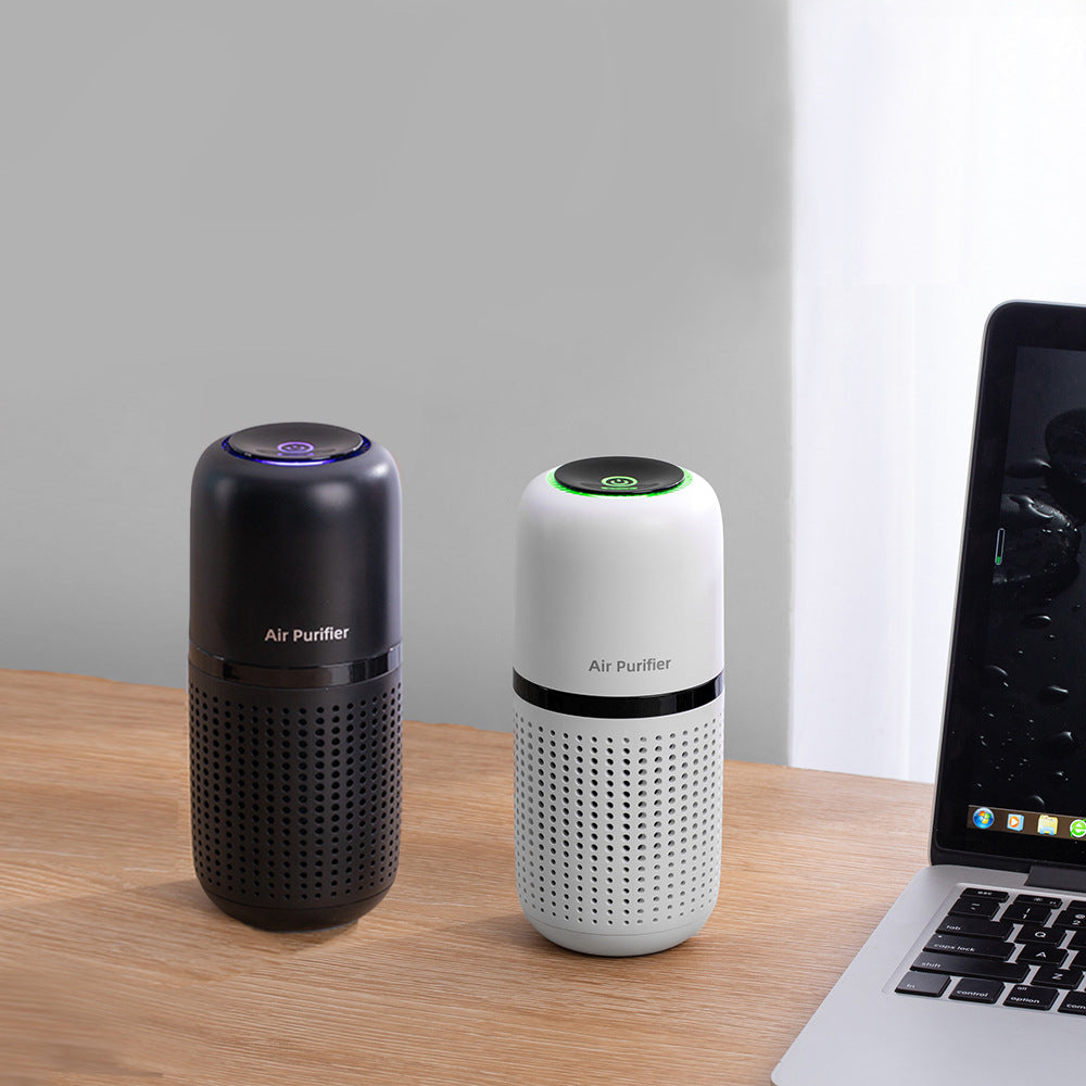 Přenosný čistič vzduchu do auta – Tichý ionizátor & dobíjecí USB