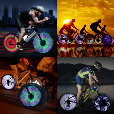 Lumière LED Vélo – Motifs Lumineux En Mouvement
