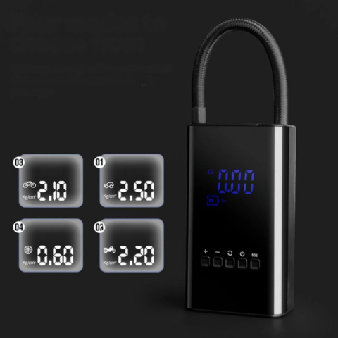 Mini Compressore Portatile – Display LED e Pressione Regolabile