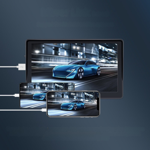 Intelligenter Auto-Bildschirm – Navigation, Musik und Kamera