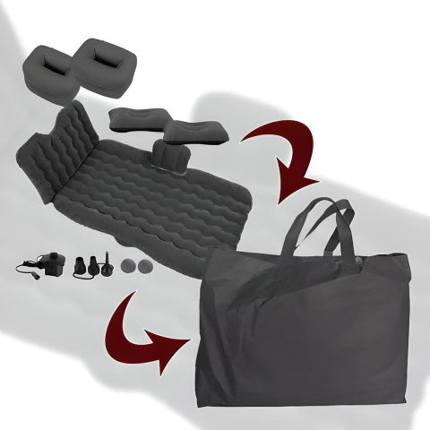 Colchón Inflable Para Asiento Trasero del Auto – Práctico y Fácil de Instalar