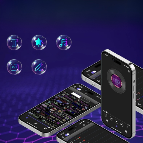 Programmable LED Panel For Car — Modern Communication & Style