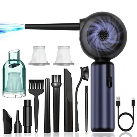 Blåser og støvsuger multifunksjonell — komplett rengjøring uten anstrengelse