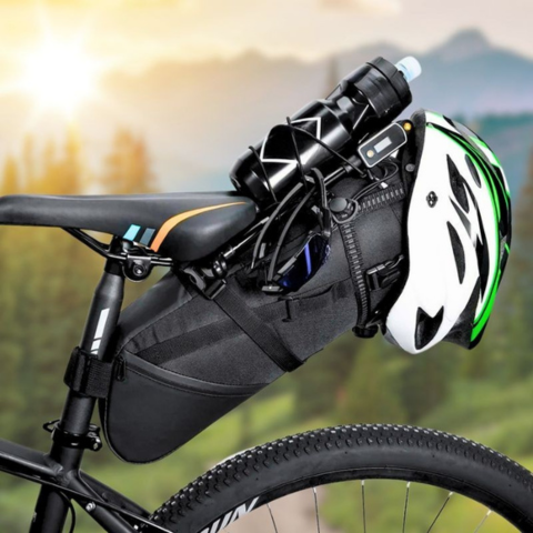 Large Capacity Bicycle Saddle Bag — Waterproof & Reflective