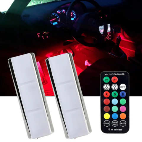 Multicolorové nabíjecí auto osvětlení – Snadná instalace