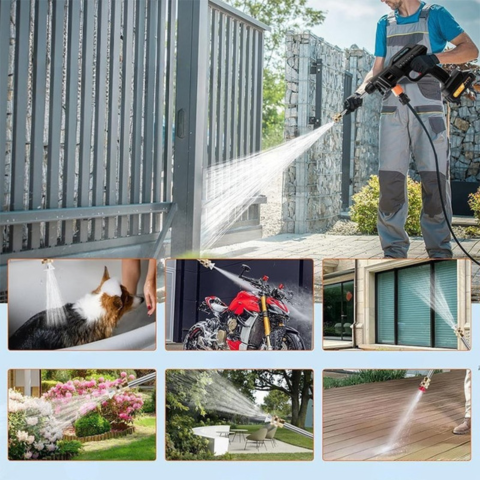 Hordozható Nagy Nyomású Tisztító – Autómosás Erőfeszítés Nélkül