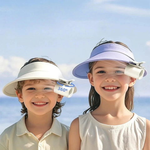 Uppladdningsbar Fläkt Med LED-skärm — Bärbar Kylning Och Långvarigt Batteri