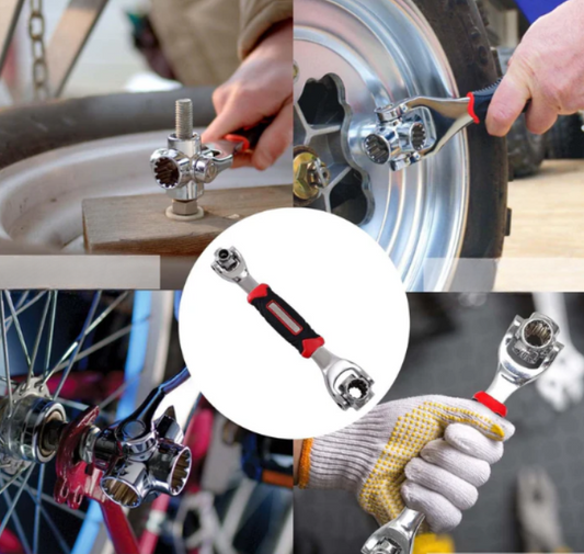 Dynamometrisk nøkkel med dobbel hode – Presis justering og ergonomisk grep