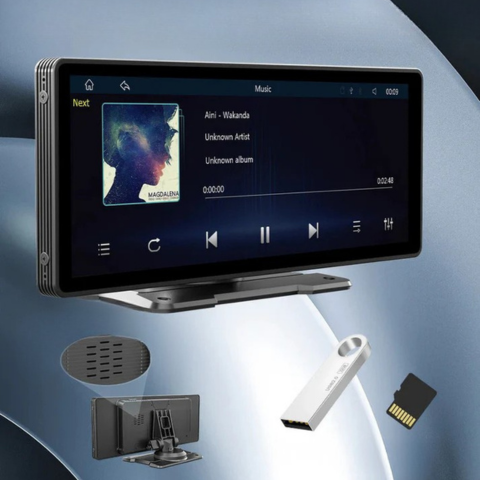 Trådløs touchscreen til bilen - smart kontrol og stilfuldt design