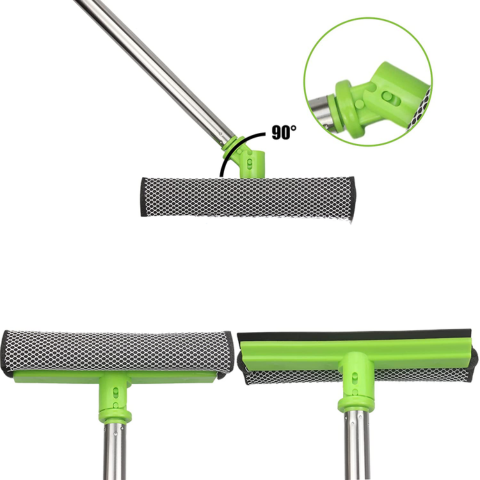 Kit De Lavage Voiture Multifonction — Manche Ajustable & Lingette Douce