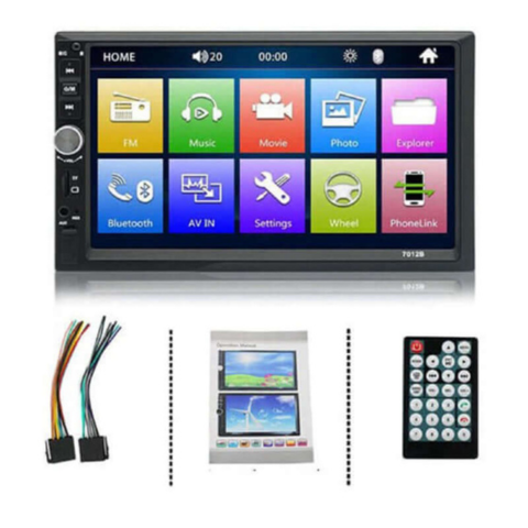 Multimedia Systeem Auto — Dubbele Din Scherm & HD Video Afspelen