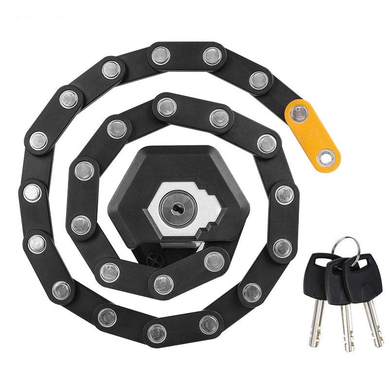Candado Plegable Para Bicicleta — Seguridad Compacta Y Robusta