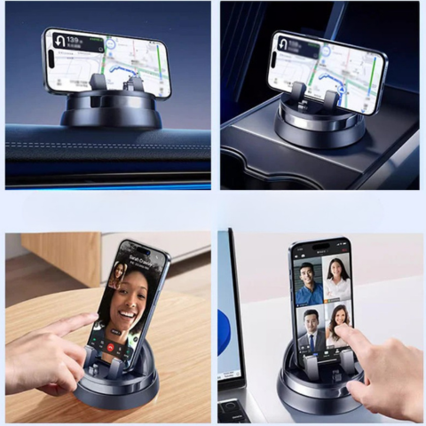 Podpora telefonu do auta 360° – Ultra-stabilní uchycení 