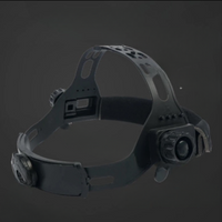 Automatiskt mörkande svetsmask med pannlampa 