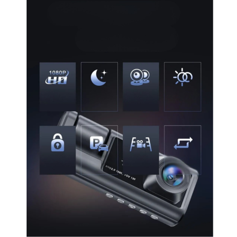 Dashcam Auto Anteriore e Interna – Registrazione ad Alta Definizione 