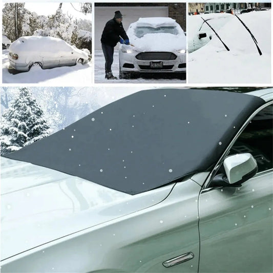 Magnetisk Vindruteöverdrag — Skydd Mot Frost Och Snö 