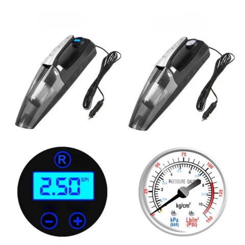 Auto Stofzuiger 4-in-1 – Hoge Prestaties 12V/120W 