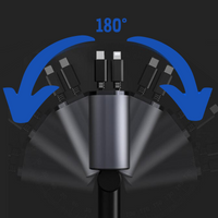 Gyors Töltő Autó 12V – USB & Type-C Kijelzővel 