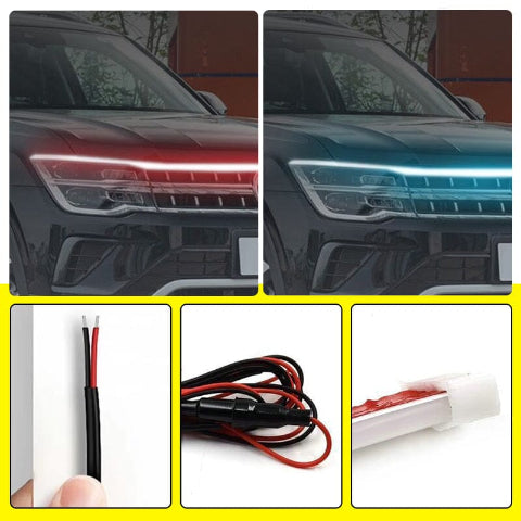 LED-Leiste für den Kühlergrill des Autos – Modernes und trendiges Design 