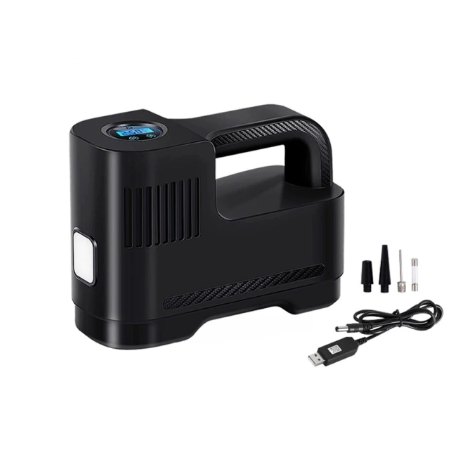 Compressore D'aria Portatile Digitale 12V Con Luce LED — Sicurezza E Utilizzo Notturno 