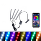 Kit LED de Ambiente para Coche – Luces Multicolores Reactivas al Sonido 