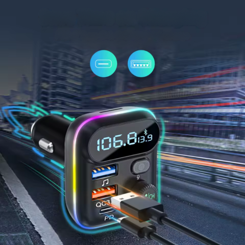 FM Bluetooth zender voor auto — Duidelijke oproepen & Draadloze muziek 