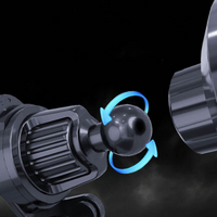 Biltelefonstøtte – Trådløs lading og LED-belysning 