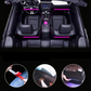 Kit LED de Ambiente para Coche – Luces Multicolores Reactivas al Sonido 