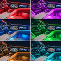 רצועות אור לרכב – אווירה RGB פנימית 