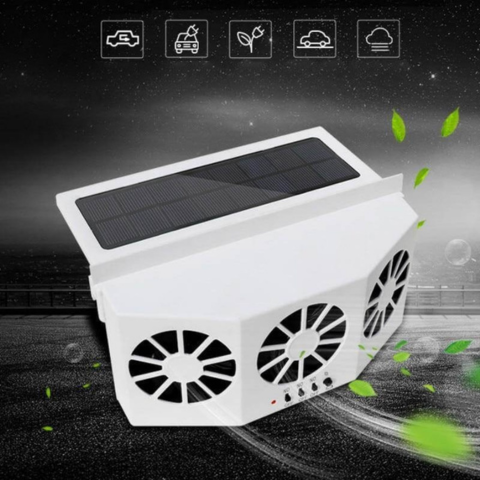 Ventilator solar pentru mașină – Ideal vara 