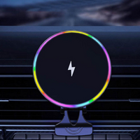 Biltelefonstøtte – Trådløs lading og LED-belysning 