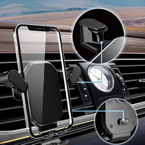Car Phone Support — Compatible With All Smartphones 