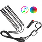 Kit LED de Ambiente para Coche – Luces Multicolores Reactivas al Sonido 