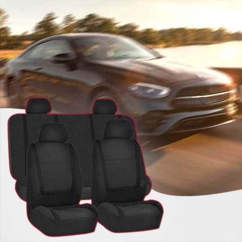 Lote de 9 Fundas de Asiento de Auto – Protección Completa Interior 