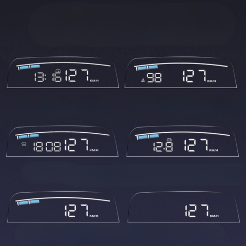 Head-Up-Display für Autos – Geschwindigkeit und Daten in Echtzeit 