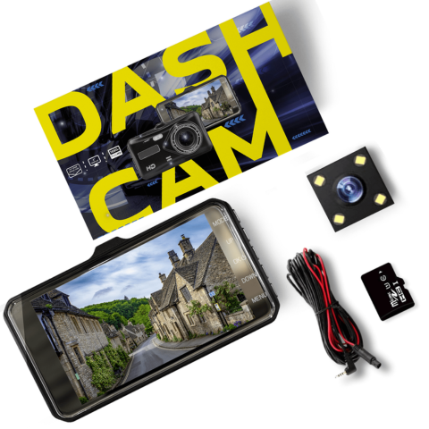 Dashcam Fram- och Bakövervakning – Kontinuerlig Övervakning Av Ditt Fordon 