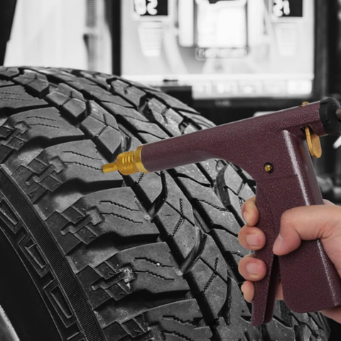 Gumiabroncs-javító készlet — Egyszerű és gyors használat 