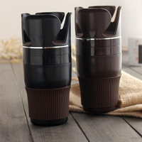 車用回転カップホルダー - 運転中の整理と快適さ 