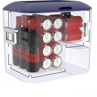 ثلاجة كهربائية للسيارة - مدمجة ومتعددة الاستخدامات 