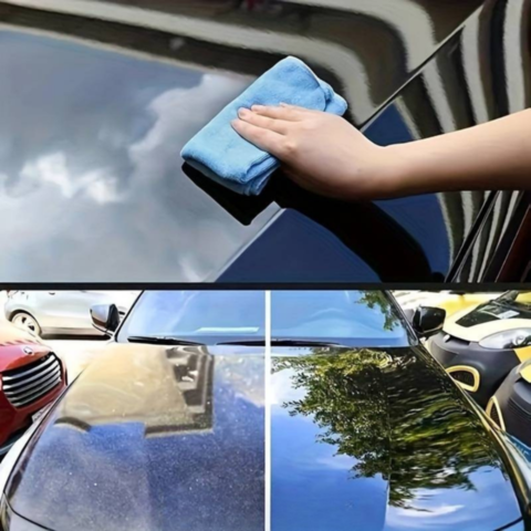 車用スプレー光沢剤 — 保護と瞬時の輝き 