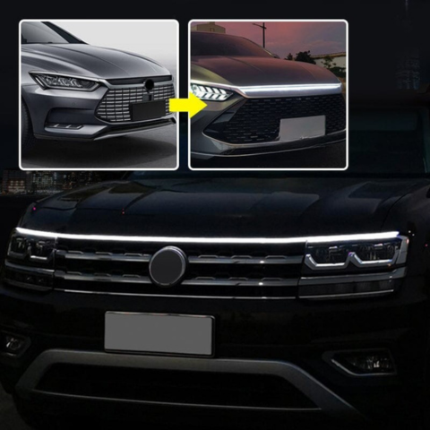LED-Leiste für den Kühlergrill des Autos – Modernes und trendiges Design 