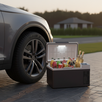 ثلاجة صغيرة محمولة — تبريد سريع وصامت للسفر 