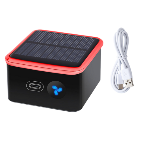 Purificatore D'aria Solare Per Auto — Compatto e Ricaricabile USB 