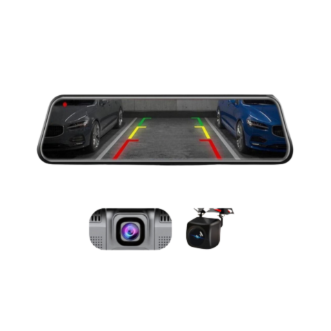 Inteligentní zpětné zrcátko s přední a zadní kamerou - HD Vision a parkovací asistent